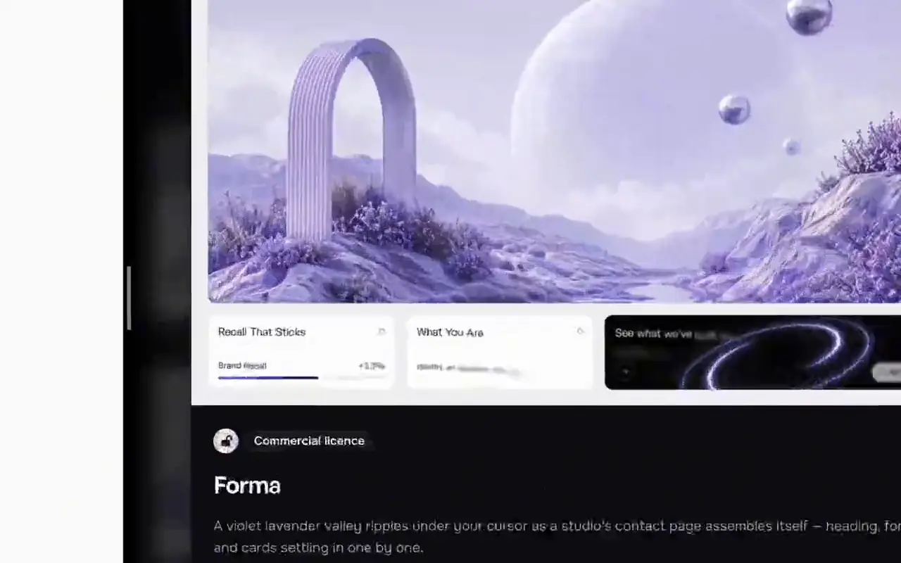 Copy a layer's prompt, paste it into your agent, get one self-contained HTML page — then drop it into your project, or rebuild it production-ready with our Next.js starter.